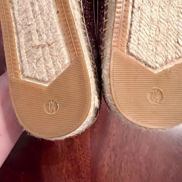 NWOB Kate Spade Linds Too Rose Gold Multi Glitter Espadrilles Flats Shoes 7.5 - Picture 6 of 6